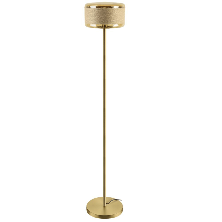 SLV PANTILO 1010206/7 elegancka lampa podłogowa z naturalnym akcentem