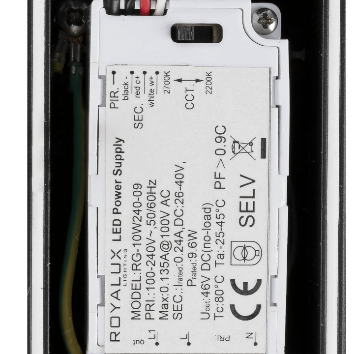 SLV TAHA II 70/90 1010200/1 lampa ogrodowa LED z czujnikiem ruchu IP54