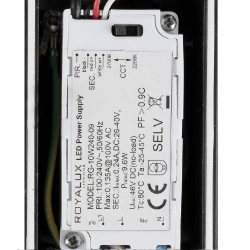 SLV TAHA II 1010196 kinkiet zewnętrzny LED IP65 z czujnikiem ruchu