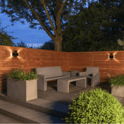 SLV PHOTONI CYL 1008197/8 kinkiet zewnętrzny E27 czarny, rdzawy