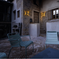 SLV PHOTONI CYL 1008197/8 outdoor wall lamp E27 black, rusty