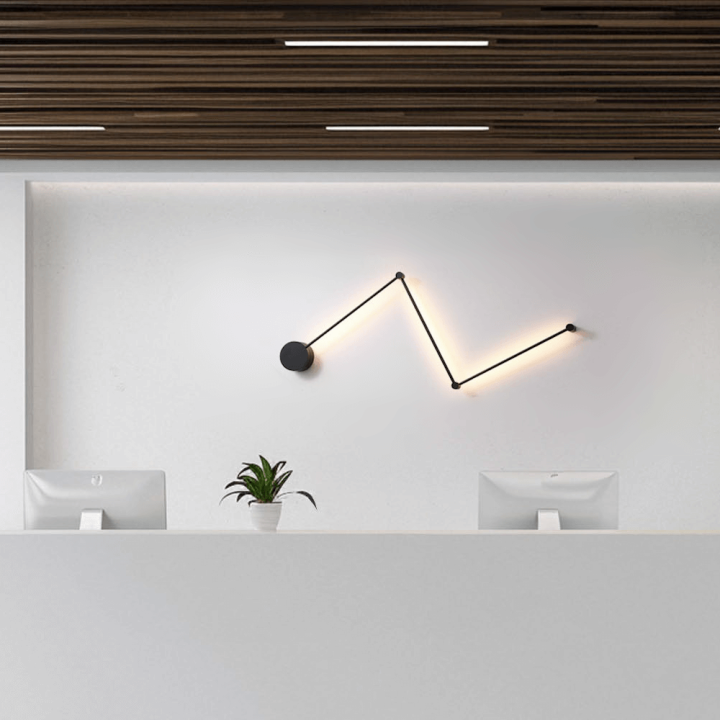 ELKIM STIKI 3 regulowany kinkiet LED 15W 3000K biały, czarny