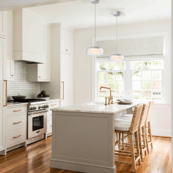 ELKIM GLOSA/Z 3-lamp LED pendant lamp, modern design, 30W