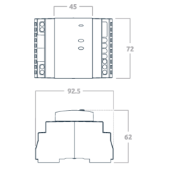 Zencontrol router controller DALI-2 driver and Ethernet gateway 19029
