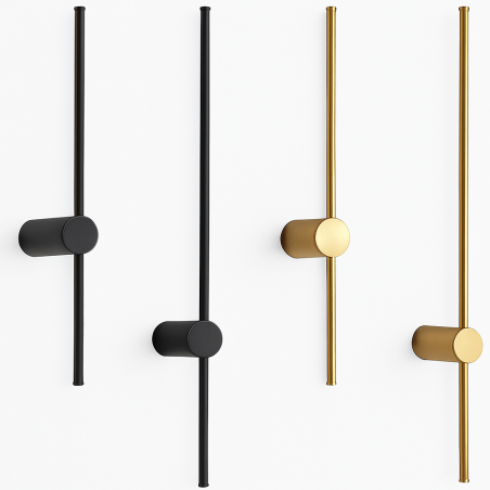 MAXlight Spirit W0413/4/5/6 oblong LED wall lamp 3000K black, gold