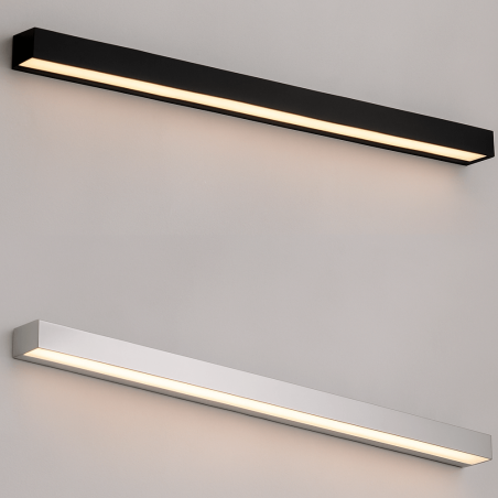 MAXlight Trio W0402/3/4/5 kinkiet podłużny LED IP44 czarny, chrom