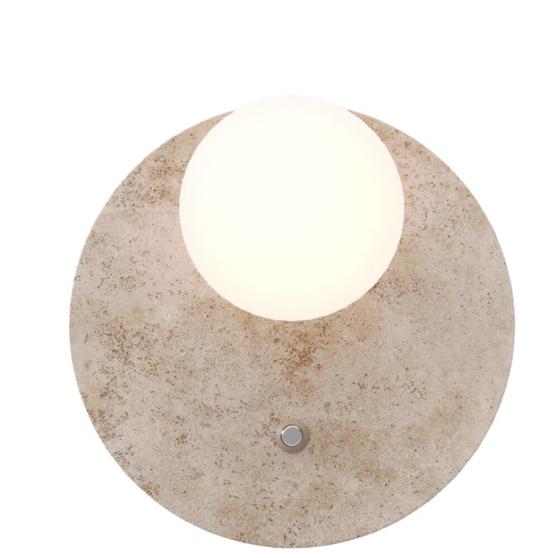 MAXlight Lando W0426 natural stone wall lamp G9 bulb Ø20cm