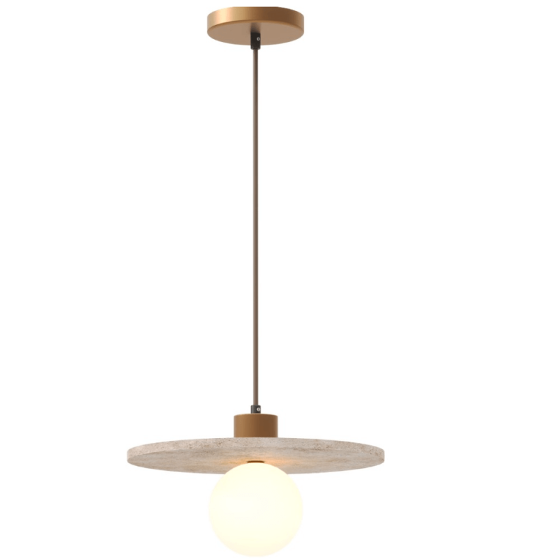 MAXlight Lando P0650 natural stone pendant lamp G9 bulb