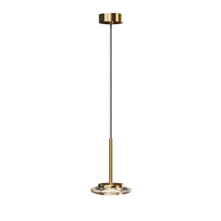 MAXlight Lunaris P0649 lampa wisząca złota, elegancka LED 6W 3000K