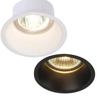 SLV Horn 112910, 112911 QPAR51 okrągła biała, czarna 230V