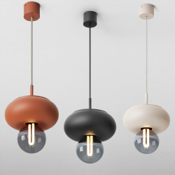 AQFORM KLIVA E27 59941 hanging lamp 4 colors E27 bulb