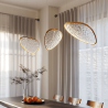 MAXlight Empire P0636/7D LED pendant lamp 17W 3000K chrome, gold