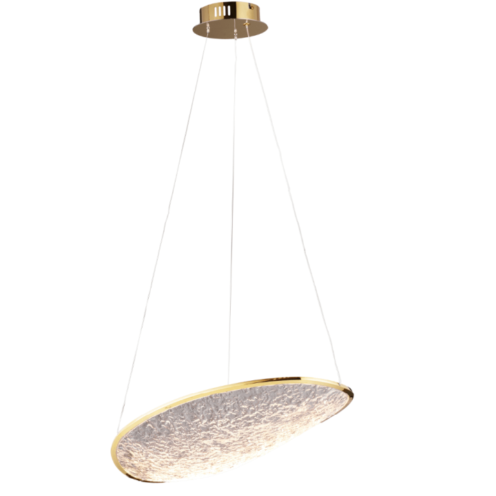 MAXlight Empire P0636/7D LED pendant lamp 17W 3000K chrome, gold