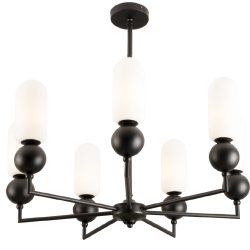 MAXlight Nova P0632/3 hanging lamp bulb 7xG9 black, gold