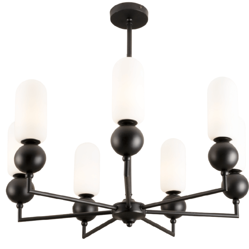 MAXlight Nova P0632/3 lampa wisząca żarówka 7xG9 czarny, złoty