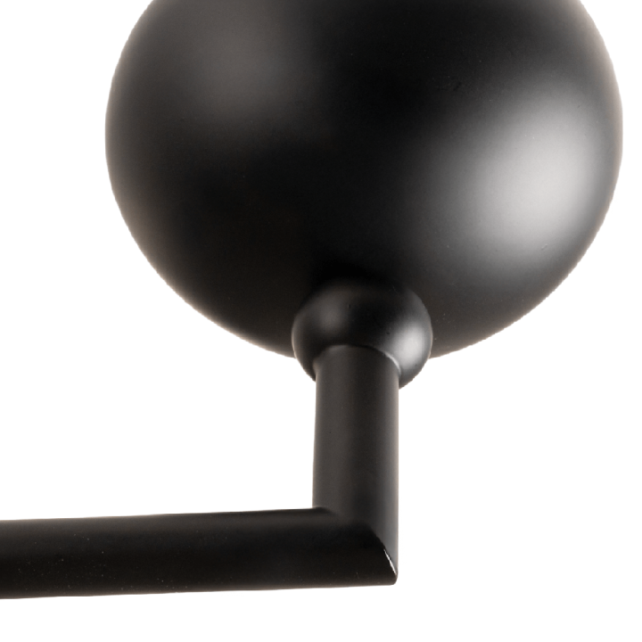 MAXlight Nova P0632/3 lampa wisząca żar&oacute;wka 7xG9 czarny, złoty