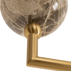 MAXlight Nova P0632/3 hanging lamp bulb 7xG9 black, gold