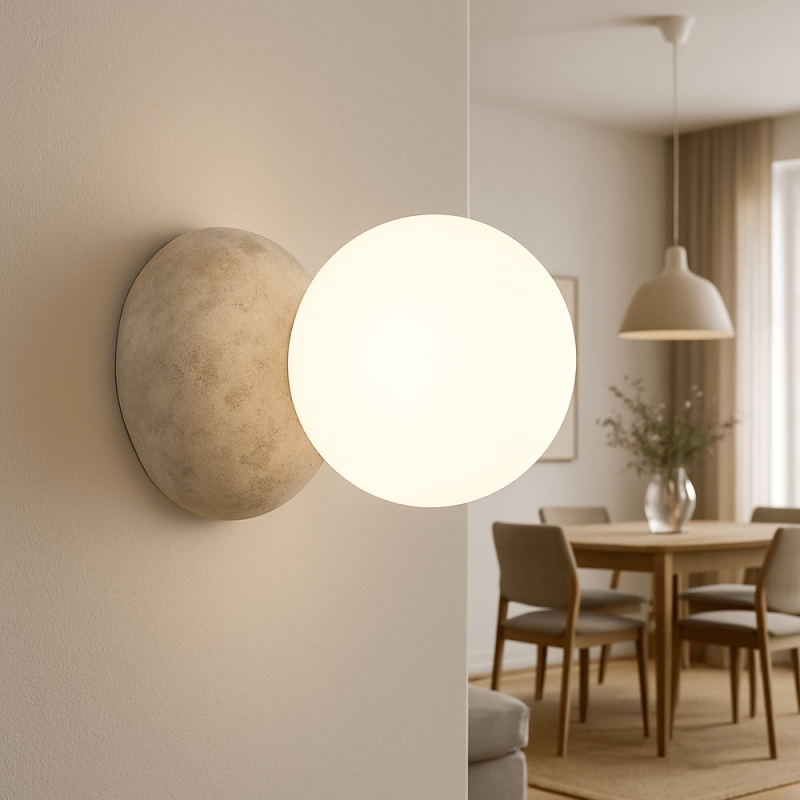 Maxlight Eye W0427 natural stone wall lamp for G9 bulb