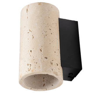 Maxlight Tek W0425 kinkiet 2xGU10 kamień naturalny świeci gra/d&oacute;ł
