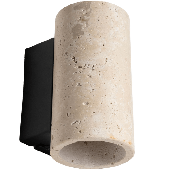 Maxlight Tek W0425 kinkiet 2xGU10 kamień naturalny świeci gra/d&oacute;ł