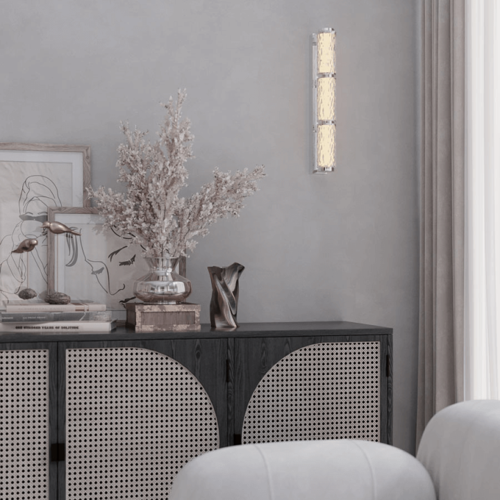 Maxlight Love W0422/3 LED wall lamp 3000K 31/46cm, elegant chrome