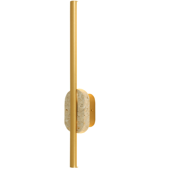 Maxlight Amor W0418 gold LED wall lamp with natural stone IP44