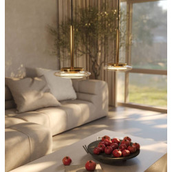 MAXlight Lunaris P0649 złota lampa wisząca LED 6W