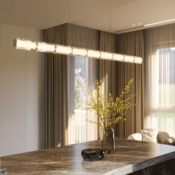 MAXLIGHT Love P0647 Linear LED Pendant Lamp 3000K Chrome Acrylic