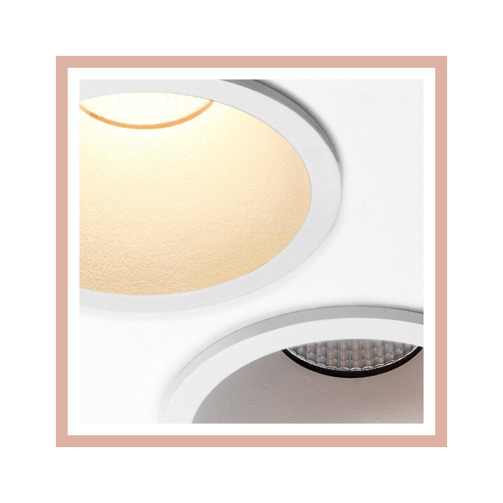 AQFORM HOLLOW LED wpuszczany 38052 IP65 8,5W 78mm czarny, biały IP65
