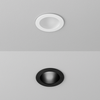 AQFORM HOLLOW micro LED recessed fixture 37986 4.1cm white, black