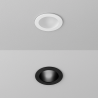 AQFORM HOLLOW micro LED recessed fixture 37986 4.1cm white, black