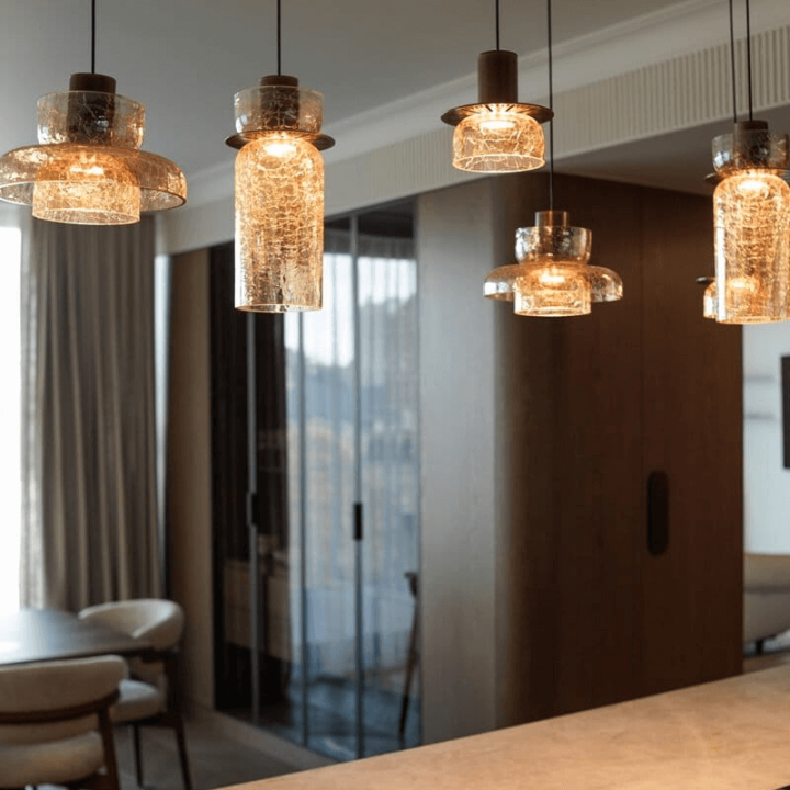 MAXlight Signature A P0601 LED pendant lamp 8W brass + glass