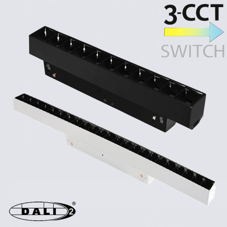 MULTILINE DOTS KIRA lampa punktowa 48V 3CCT 3000K/4000K/5000K DALI