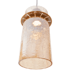 MAXlight Signature B P0602 LED pendant lamp 3000K brass + glass