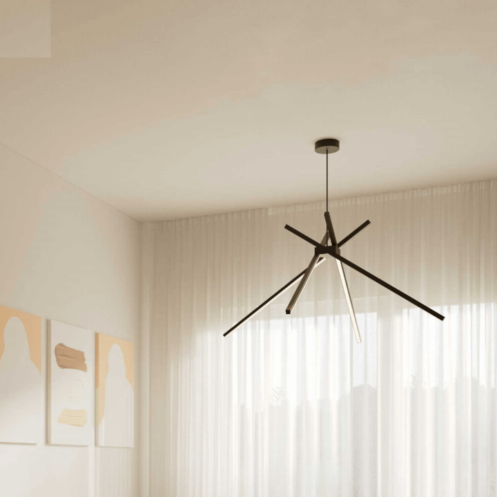 MAXlight Spider duża, designerska lampa wisząca 33W LED 3000K
