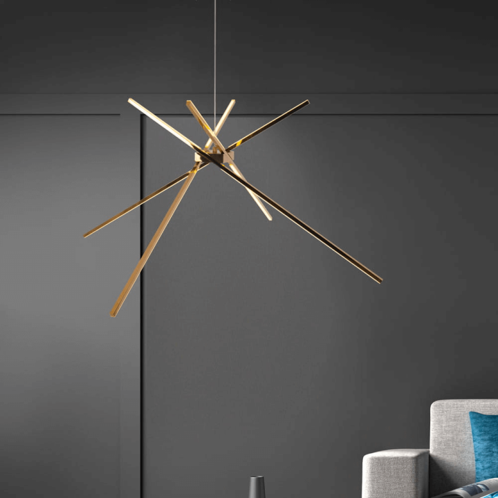MAXlight Spider duża, designerska lampa wisząca 33W LED 3000K