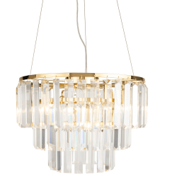 MAXlight MONACO lampa wisząca złota, chrom