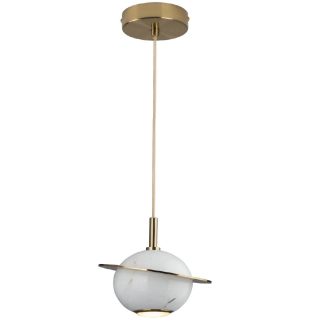 MAXlight Uranos P0413 lampa wisząca LED 5W 3000K z kulistym kloszem