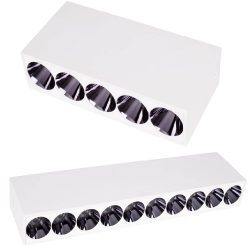 MAXlight X-line C0253/4/5 linear surface-mounted LED lamp, 3 lengths