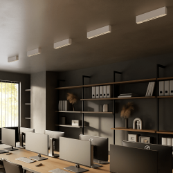 MAXlight X-line C0253/4/5 linear surface-mounted LED lamp, 3 lengths