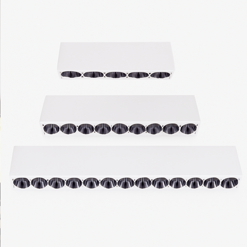 MAXlight X-line C0253/4/5 linear surface-mounted LED lamp, 3 lengths