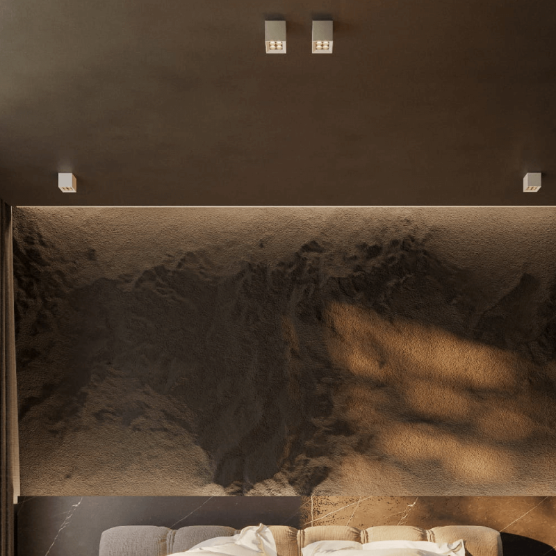 MAXlight X-line C0251/2 kwadratowa lampa natynkowa LED 3000K biała