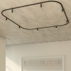 AQFORM MICROTRACK PET mini LED 16436 regulowany reflektor, 4 kolory