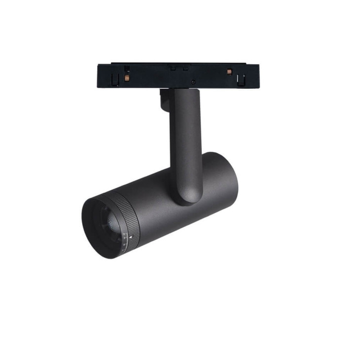 MULTILINE ZOOM 15-50&deg; black LED spotlight 12W 3CCT 3000K-6000K 48V