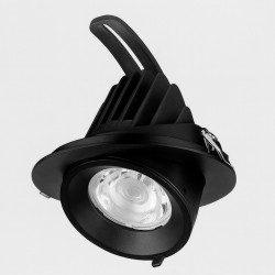 Pull out LED downlight 10W, 30W white, black