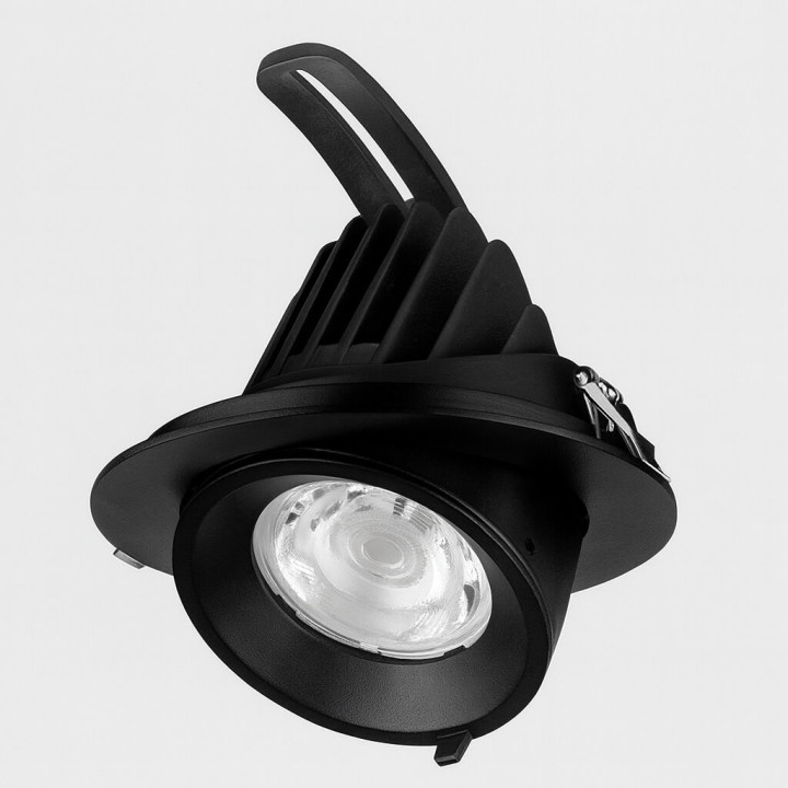 PULL OUT wychylny downlight LED 10W, 30W 3000K-4000K biały, czarny