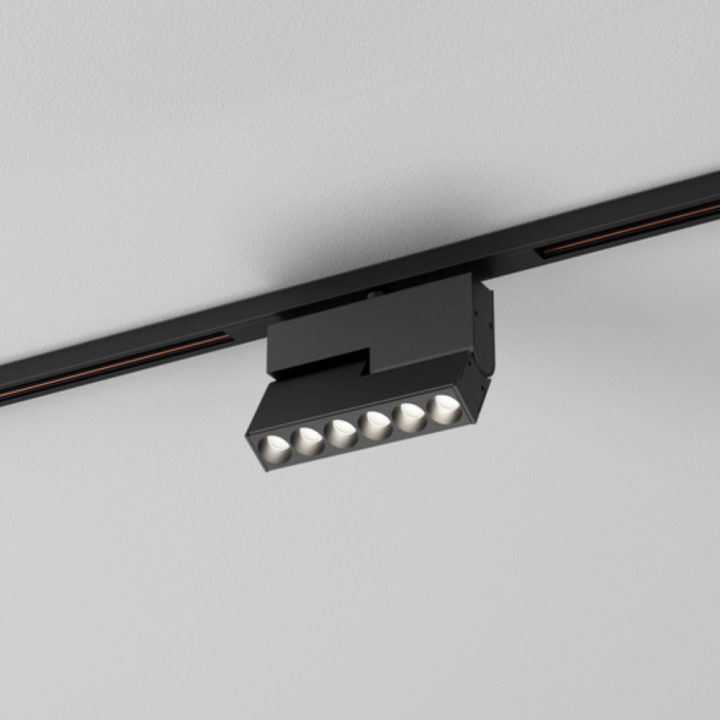 AQFORM MICROTRACK RAFTER mini points LED 16454 adjustable white black