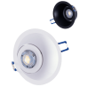LOONARI CROSTI PERO RO RT tiltable recessed GU10 fixture