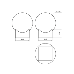 Kinkiet łazienkowy LOONARI CROSTI PERLO IP44 G9  biały, czarny
