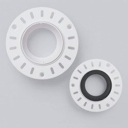 SLED TRIMLESS 54016 frameless GU10 recessed luminaire white, black